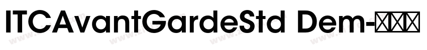 ITCAvantGardeStd Dem字体转换